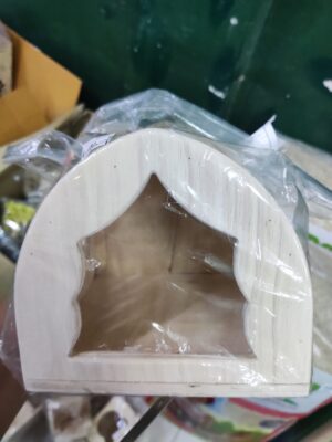 424318 Wooden House - บ้านไม้รูปเต้นท์มีพื้นไม้ (424318)