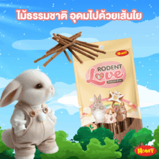 Honey Petz Roden Love - ขนมลับฟันสำหรับสัตว์เล็ก กิ่งไม้พืชอบ