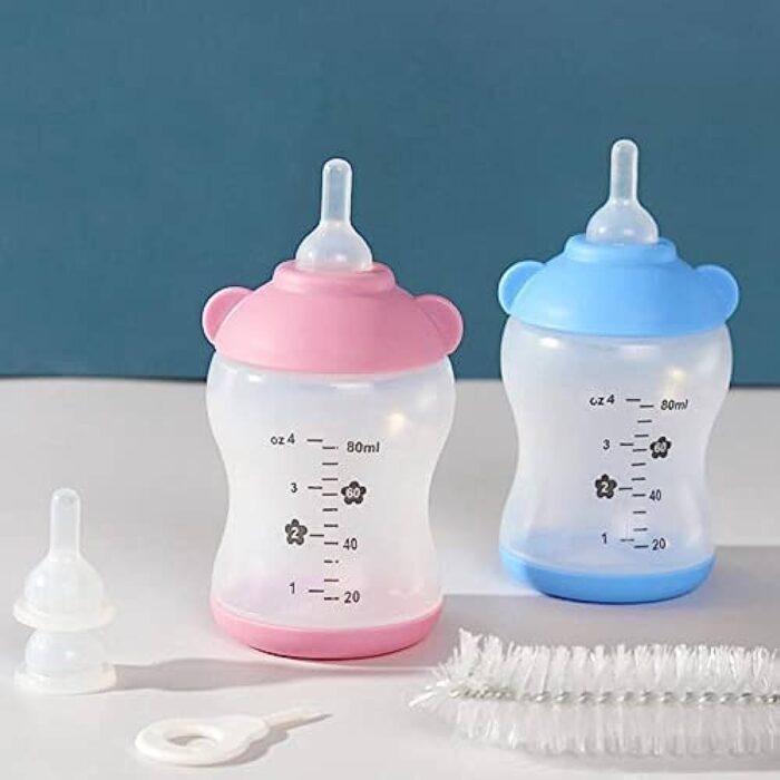 Boqi Factory Milk Bottle Set - ชุดขวดนมสำหรับสัตว์เลี้ยง 80ml (421176)