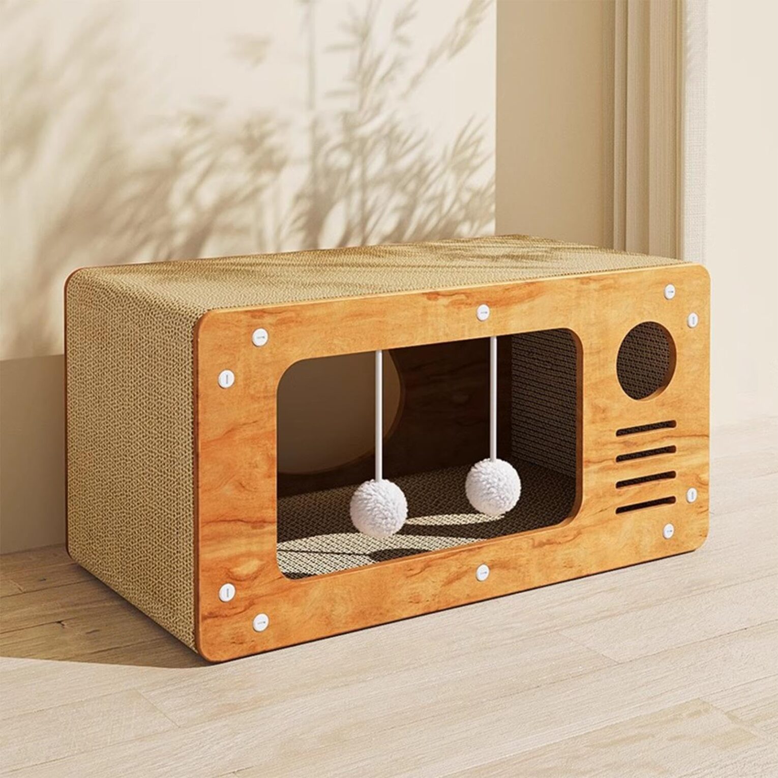 พบคำแนะนำในการเลือกกรงนกที่สมบูรณ์แบบ 8 Cat Scratcher Box - กล่องลับเล็บสำหรับแมว 1 ชั้น (48x24x24cm) (409488)