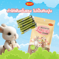 Honey Petz Roden Love - ขนมลับฟันสำหรับสัตว์เล็ก กิ่งหญ้าเนเปียร์