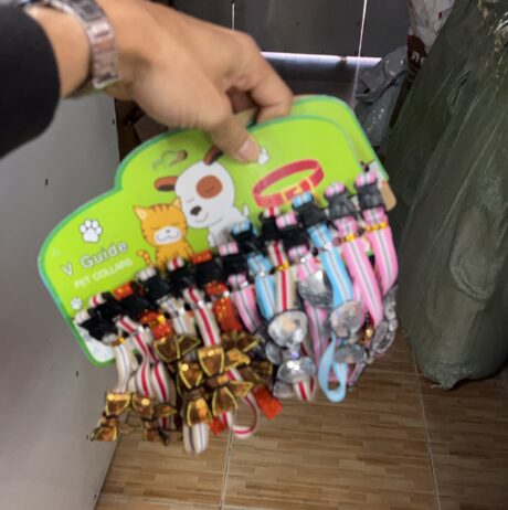 V Guide Pet Collars - ปลอกคอนิรภัยสำหรับสัตว์เลี้ยง ติดโบว์ คละแบบ ยาว19-32cm (418351)