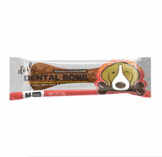 Pet2go Daily Dental Bone Beef Flavor M - ขนมขัดฟันสุนัข เดลี่เดนทัลโบนรสเนื้อ 28g