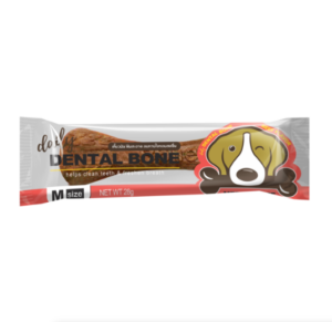 ขนมขัดฟันสุนัข 464475 Pet2go Daily Dental Bone Beef Flavor M - ขนมขัดฟันสุนัข เดลี่เดนทัลโบนรสเนื้อ 28g
