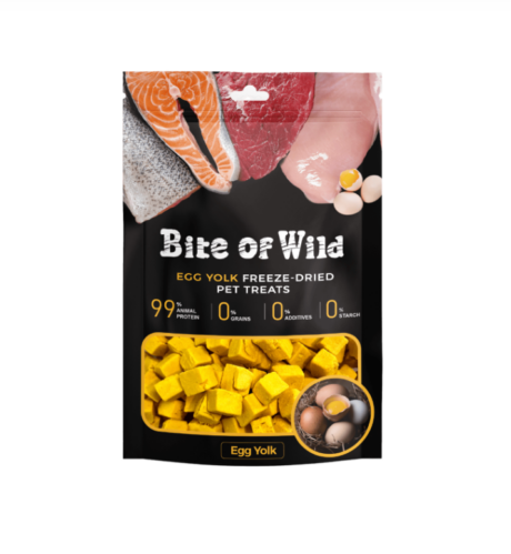 Bite of Wild Egg Yolk Freeze Dried