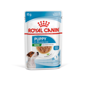 413948 Royal Canin Mini Puppy Pocuh - อาหารลูกสุนัขเปียก 2-10เดือน 85g (413948)