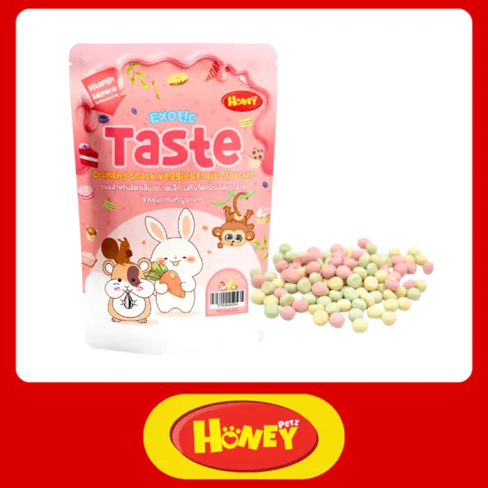 ขนมแฮมสเตอร์ 482794 Honey Petz Exotic Taste - ขนมแฮมสเตอร์และสัตว์เล็ก ขนมผิงผลไม้