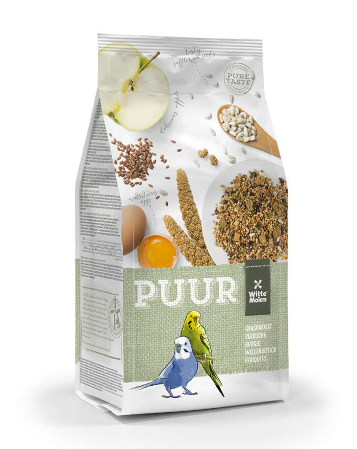 SOOS Puur Budgie - อาหารนกหงษ์หยก ธัญพืช ผลไม้รวม มากกว่า 31ชนิด 750g (420432)