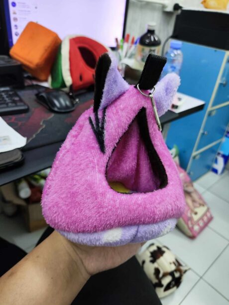 Patcharin Sugar Glider House - บ้านชูการ์แขวนกรง ทรงสามเหลี่ยม (13x12x14cm)(12389)