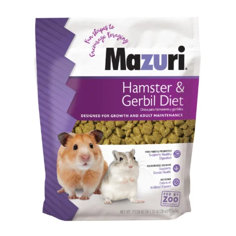 Mazuri Hamster & Gerbil 1.25lb - อาหารแฮมสเตอร์และเจอร์บิว 560g