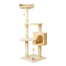 Fabric Cat Condo (W40xD40xH115cm) - คอนโดแมวแบบผ้ากำมะหยี่ (428869)