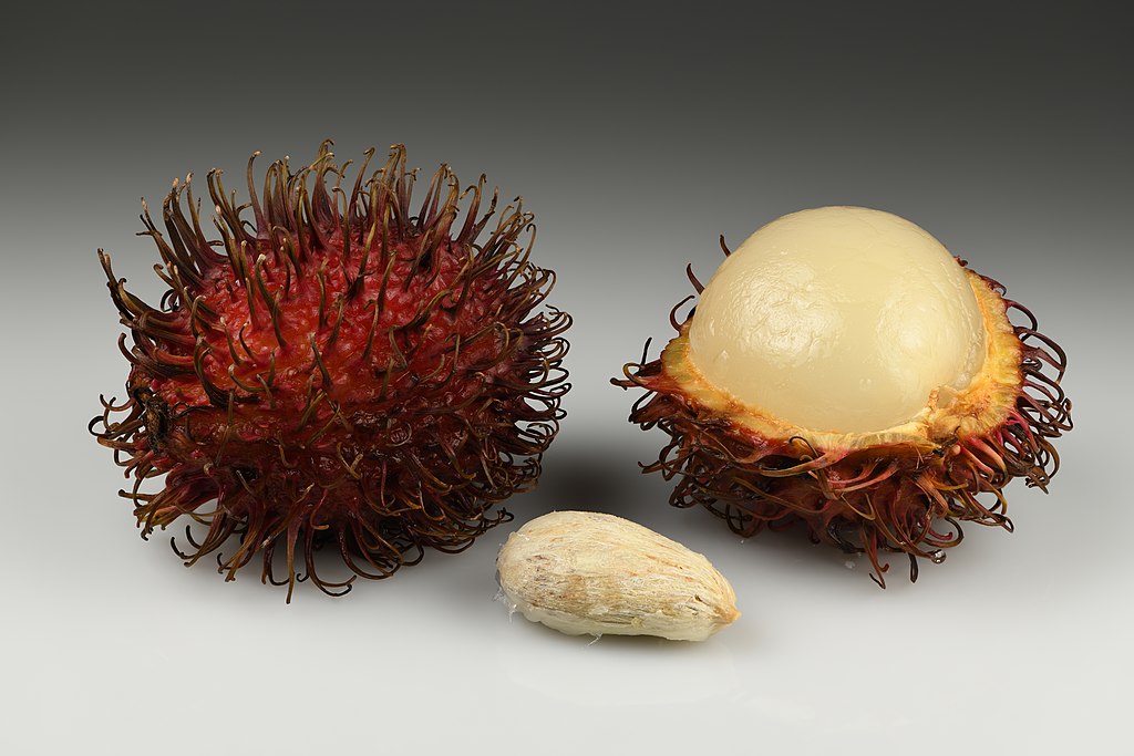 Rambutans with seed