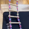 S__108388358 Bird Toy Wooden Bridge Colorful Beads - ของเล่นสำหรับนก สะพานไม้ลูกปัดหลากสี (797758)