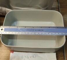 Rectangular Ceramic Cup - ถ้วยเซรามิคสี่เหลี่ยมผืนผ้าคละสี (8x5นิ้ว)(433636)