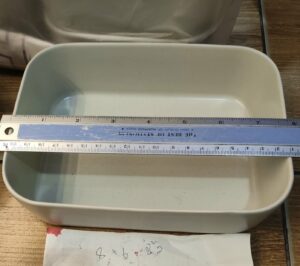 a20b39c7-6260-410c-a37b-8cf31736dcf1 Rectangular Ceramic Cup - ถ้วยเซรามิคสี่เหลี่ยมผืนผ้าคละสี (8x6นิ้ว)(433636)