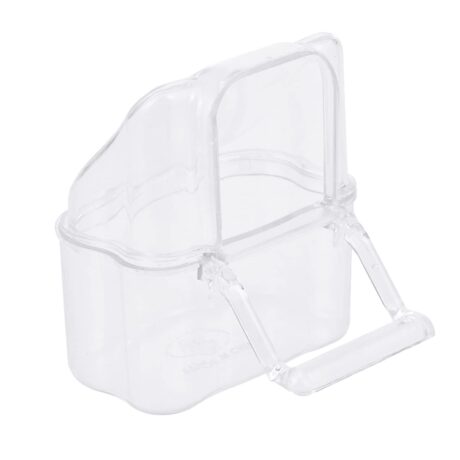 Bird Feeder - ถ้วยใส่อาหารและน้ำสำหรับนกแบบอะคลิลิค (7x4x8cm) (437249)