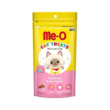 Me-o Cat Treat Tuna and Salmon Flavor - ขนมแมวรสทูน่าและแซลมอน 50g (430926)