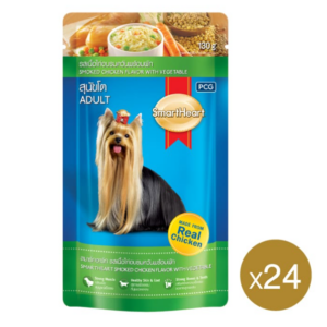 ภาพหน้าจอเมื่อ 2026-02-11 14-21-48 SmartHeart Pouch Smoked Chicken Flavor with Vegetable - อาหารเปียกสุนัขแบบซอง รสเนื้อไก่อบรมควันและผัก 130g (433886)