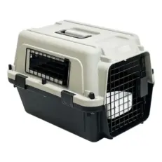 Pet Carrier Box Pawsitiv Plastic Flight Approved (60x45x42cm) - กล่องพกพาสำหรับสัตว์เลี้ยง รุ่นตรงตามกฎสายการบินสากล (448584)