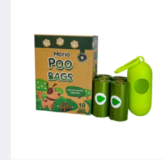 Morio Pet poop storage bags - ถุงเก็บอึสัตว์เลียง กล่อง10ม้วน
