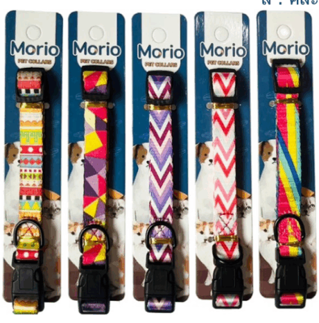 Morio Printed Collar CC31 - ปลอกคอพิมพ์ลาย กว้าง1.5cm (444974)