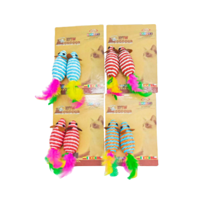 SOOS Pet Empire Pet Toy Rat Dolls - ของเล่นสัตว์เลี้ยง ตุ๊กตาหนู (4x10cm) (445239)