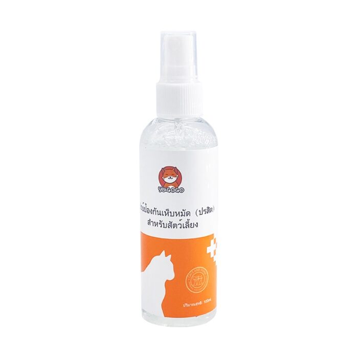 YUGOGO Anti-parasitic spray - สเปรย์ป้องกันเห็บหมัดสำหรับแมวและสัตว์เลี้ยงอื่นๆ 100ml (444127)