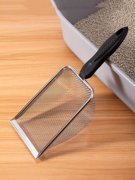 Pet Sand Scoop - ที่ตักทรายสัตว์เลี้ยง มีตะแกรงกรองเศษ (446729)
