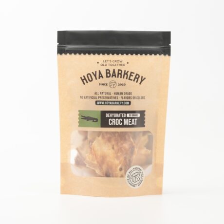 Hoya Barkery Dehydrated Crocodile Meat - เนื้อจระเข้อบแห้ง 50g