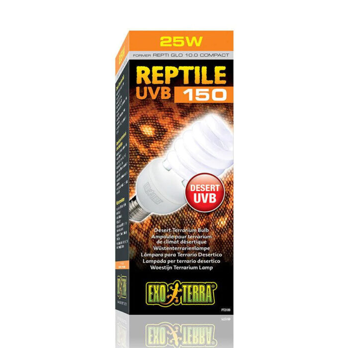 Exo Terra Reptile UVB 150 25W - หลอดไฟ UVB ความเข้มข้นสูง (461011)