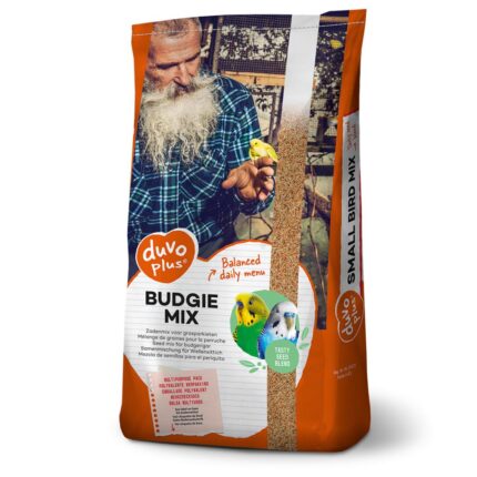 TBD (ยกเลิกนำเข้า) Duvo Plus Budgie mix - อาหารนกหงส์หยกธัญพืชรวม 9 อย่าง 20kg (456434)