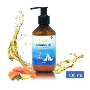 64cac8e660d4f6d46a315a906148c20d Oliver Salmon Oil - อาหารเสริมสุนัขและแมว น้ำมันปลาแซลมอน 180g (453505)