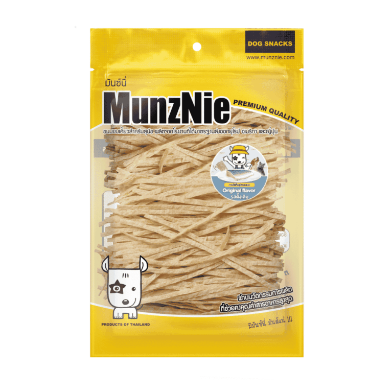 MunzNie Pet Snacks - ปลาเส้นหมา-แมว รสดั้งเดิม 150g (BF001)
