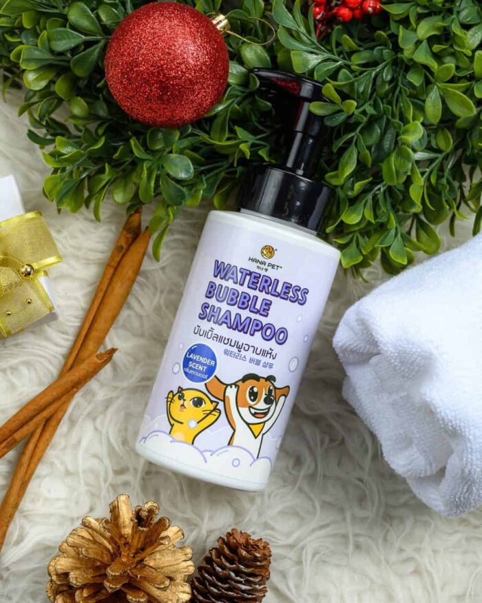SOOS Hana Pet Waterless Bubble Shampoo - แชมพูอาบแห้ง กลิ่นลาเวนเดอร์ 320ml (452875)