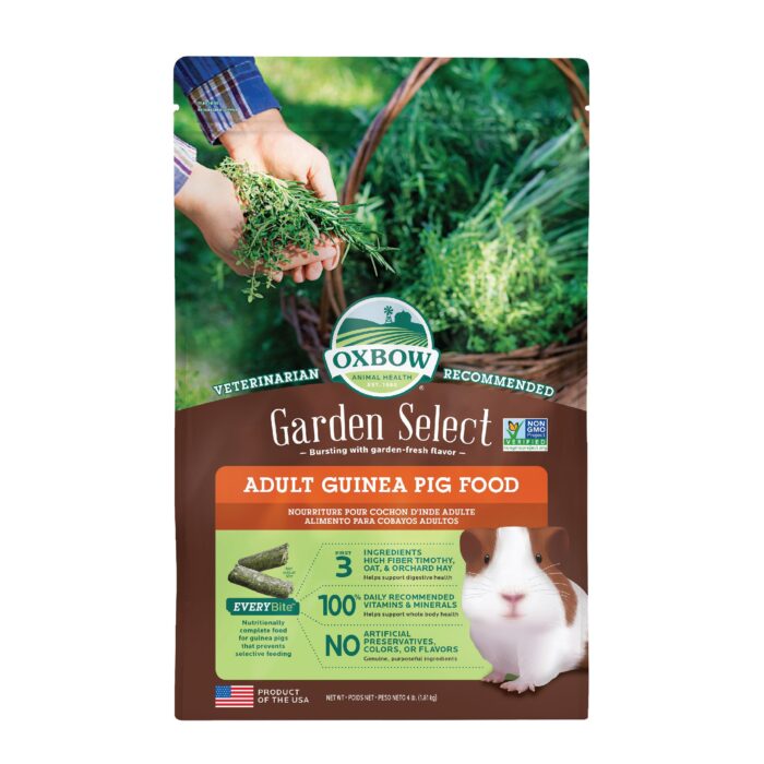 Oxbow Garden Select Adult Guinea Pig Food - อาหารหนูแกสบี้โต สูตร การ์เด้น ซีเล็คท์ 1.81kg (456381)