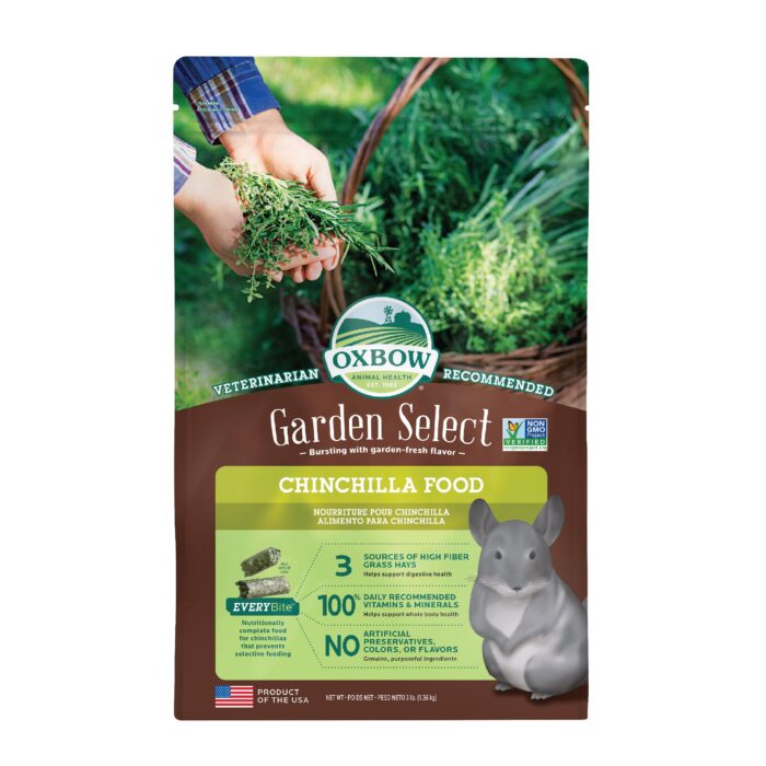 Oxbow Garden Select Chinchilla Food - อาหารหนูชินชิลล่า 1.38kg (456390)