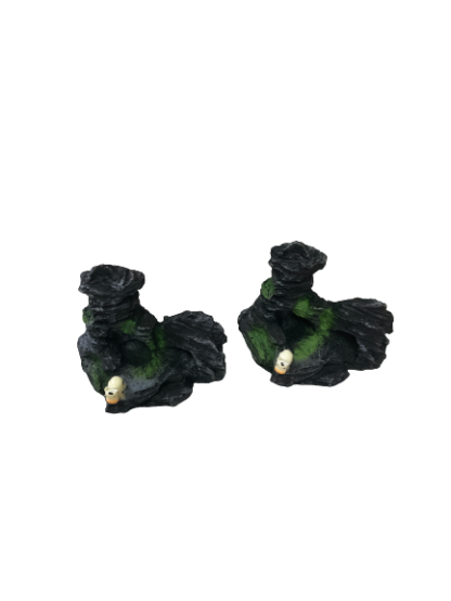 Resin fish tank decoration - เรซิ่นตกแต่งตู้ปลา ลายหินน้ำตก แบบที่1 (451508)