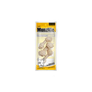 MS023 MunzNie Pet Snacks - กระดูกผูก รสนม