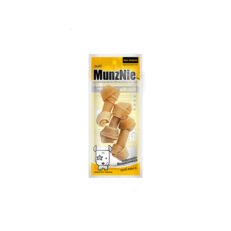 MunzNie Pet Snacks - หนังวัวผันรูปกระดูกผูก สีธรรมชาติ