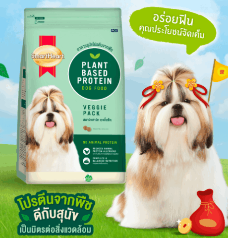 Smartheart Dog Food Plant Based Protein - อาหารสุนัขจากโปรตีนพืช