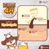 Hana Pet Joy Miracle Fur Shampoo - จอย แชมพูอาบน้ำ สูตรบำรุงขน กลิ่นแป้งเด็ก 350ml (453171)