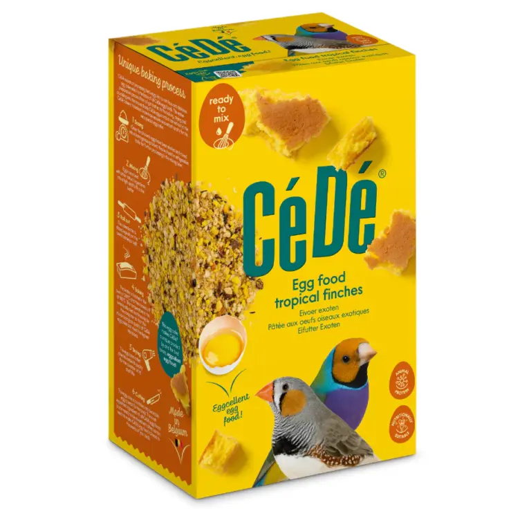 CéDé Eggfood Tropical Finches - อาหารไข่ซีดี สำหรับนกฟินช์ 1kg