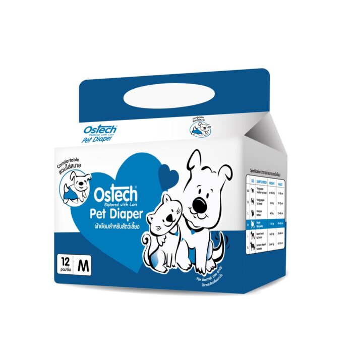 พบคำแนะนำในการเลือกกรงนกที่สมบูรณ์แบบ 7 SOOS Ostech Pet Diaper Size M - ผ้าอ้อมสำหรับสัตว์เลี้ยง ไซซ์ M (12ชิ้น/ห่อ)(470192)