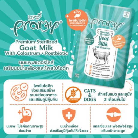 พบคำแนะนำในการเลือกกรงนกที่สมบูรณ์แบบ 9 Pramy Sterilized Goat Milk Prebiotic