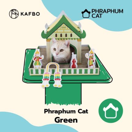 TBD So Cute Cat Shrine Green - ศาลพระภูมิแมว เขียว (461409)