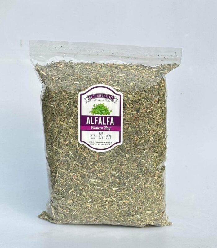 Alfalfa Chopped Western Hay 1kg - หญ้าอัลฟาฟ่าสับ เกรดพรีเมี่ยม 1กก. (465813)