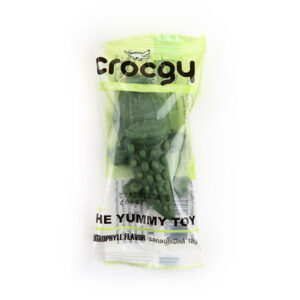 468587 Crocgy The Yummy Toy Chlorophyll S - ขนมขัดฟันรูปจระเข้รสคลอโรฟิลล์ 18g (468587)