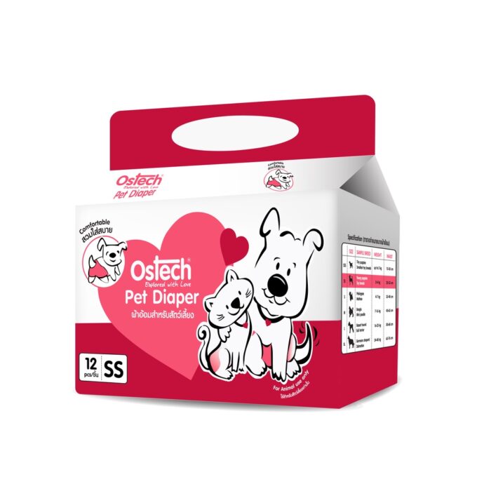 พบคำแนะนำในการเลือกกรงนกที่สมบูรณ์แบบ 9 Ostech Pet Diaper Size SS - ผ้าอ้อมสำหรับสัตว์เลี้ยง ไซซ์ SS (12ชิ้น/ห่อ)(470186)