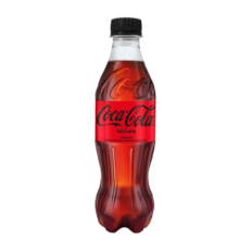 COKE Soft Drink No Sugar - โค้ก เครื่องดื่มน้ำอัดลม ไม่มีน้ำตาล แบบขวด 330ml (16049)