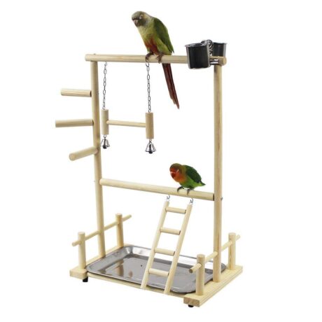 Bird Playground Wood Perch